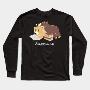 Happiness Brown Bear Long Sleeve T-Shirt